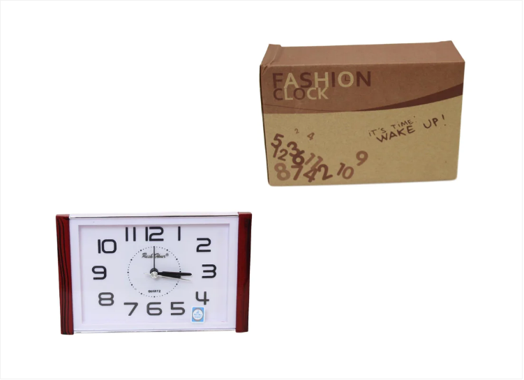 Fashion Clock Home Traditional Bedside Desk Clock 1.5V Battery 17cm x 11cm