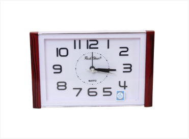 Fashion Clock Home Traditional Bedside Desk Clock 1.5V Battery 17cm x 11cm