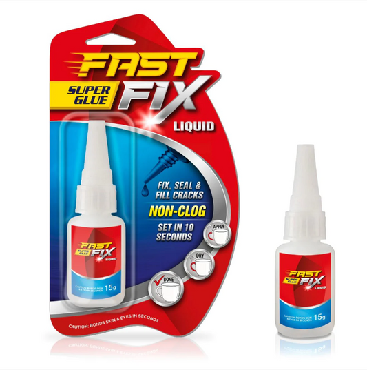 Fast Fix Super Glue Liquid 15g