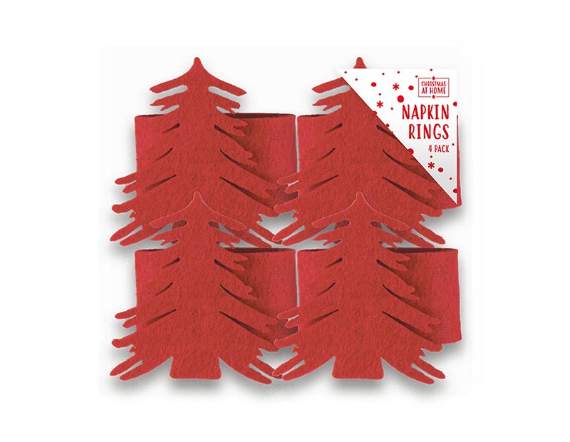 Felt Napkin Rings 4pk