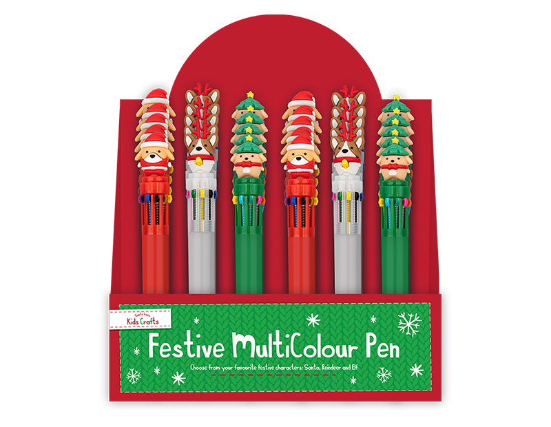 Festive Multi-Colour Pen PDQ