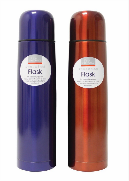 Fine Elements Stainless Steel 1 Litre Flask