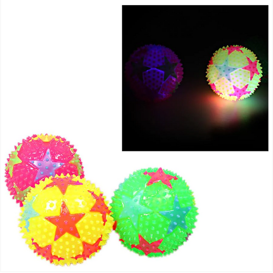 Flashing Spiky Ball Toy Fun