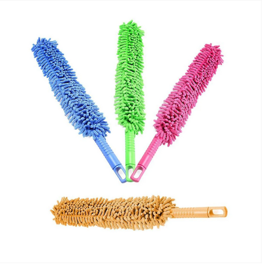 Flat Bar 1 Pcs Multi Colours Microfibre Duster Clean Radiators Blinds Picture Frames Anti Static Dusters Home