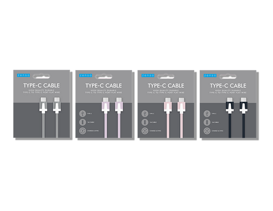 Flat Type C To Type C Cable 1m