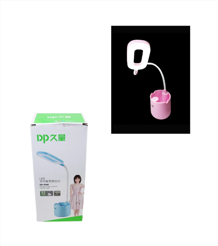 Flexible LED Lamp Multifunctional Stationery Holder Night Lamp USB