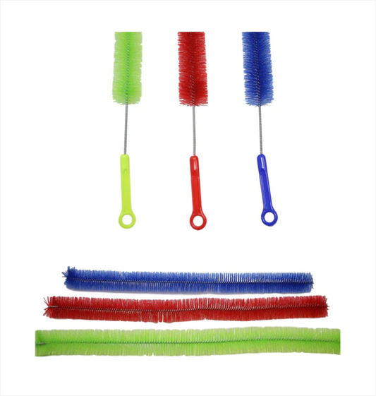Flexible Sink Pipe Drain Cleaner Radiator Brush 70 cm Assorted Colours
