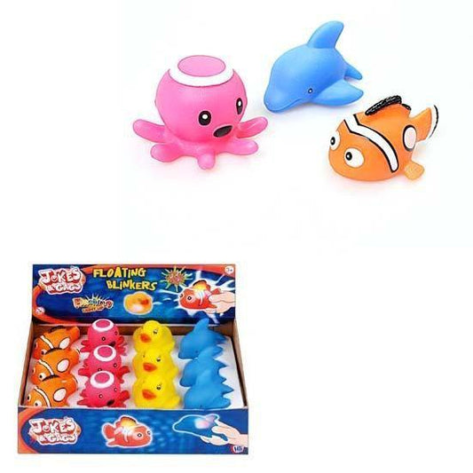 Floating Blinkers Bath Toy Flashing Light Up Water Animal Fish Kids