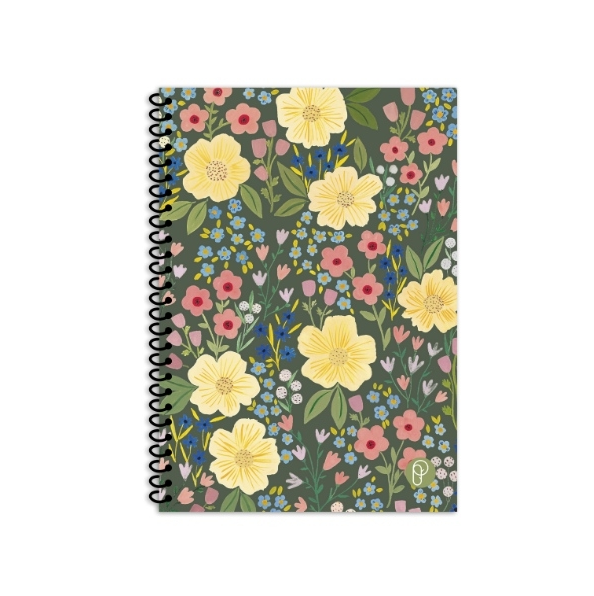 Floral A5 Spiral Notebook