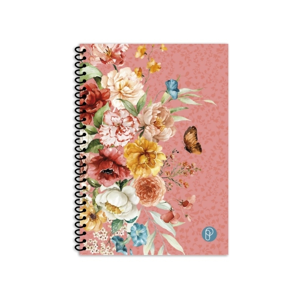 Floral A5 Spiral Notebook