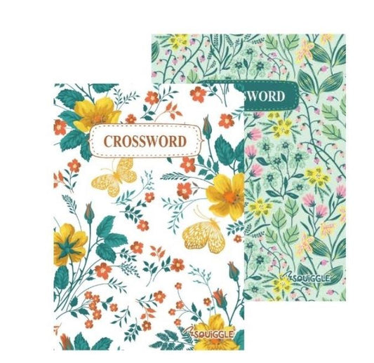 Floral Crossword, 7"x5" Size