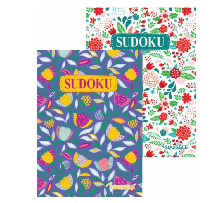 Floral Sudoku, 7"x5" Size