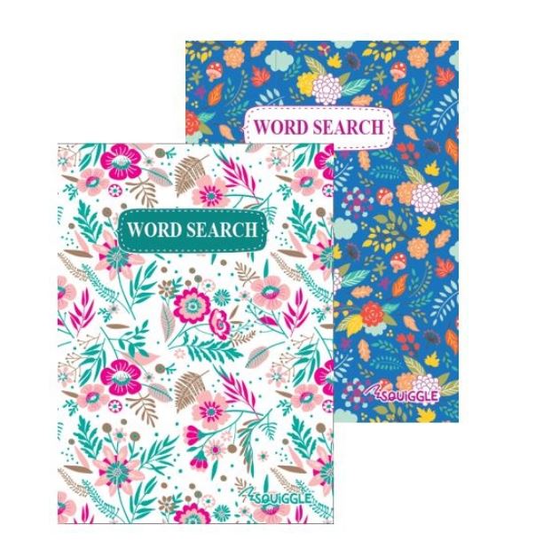 Floral Wordsearch, 7"x5" Size