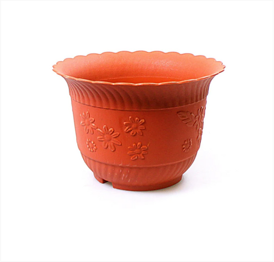 Flower Plant Outdoor Garden Pot Floral Design Indoor Outdoor Plant Pot 28cm