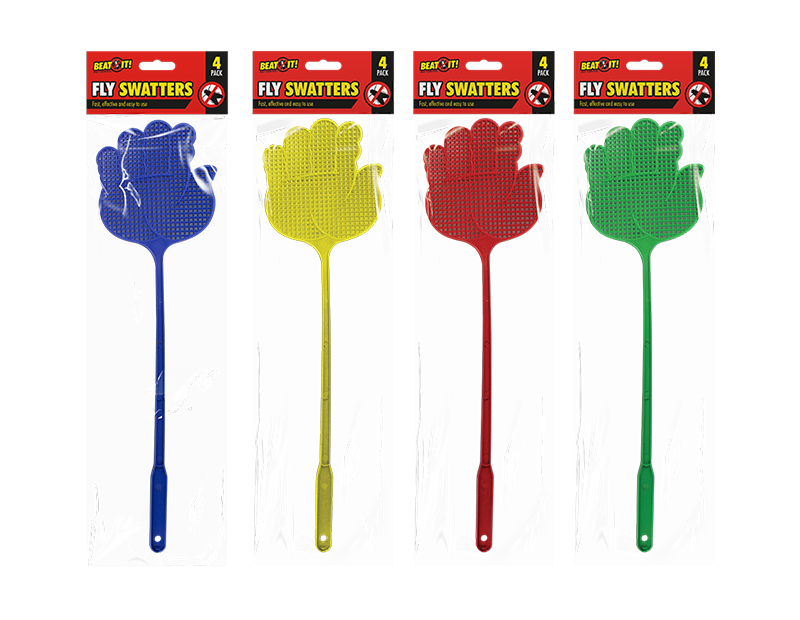 Fly Swatters 4pk