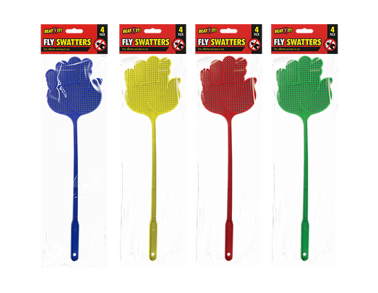 Fly Swatters 4pk