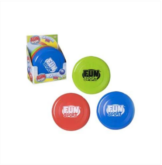 Flying Skimmer Disc Family Fun Outdoor Games Toy Frisbee 23cm