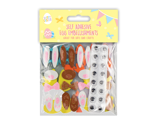 Foam Adhesive Easter Egg Embellishments