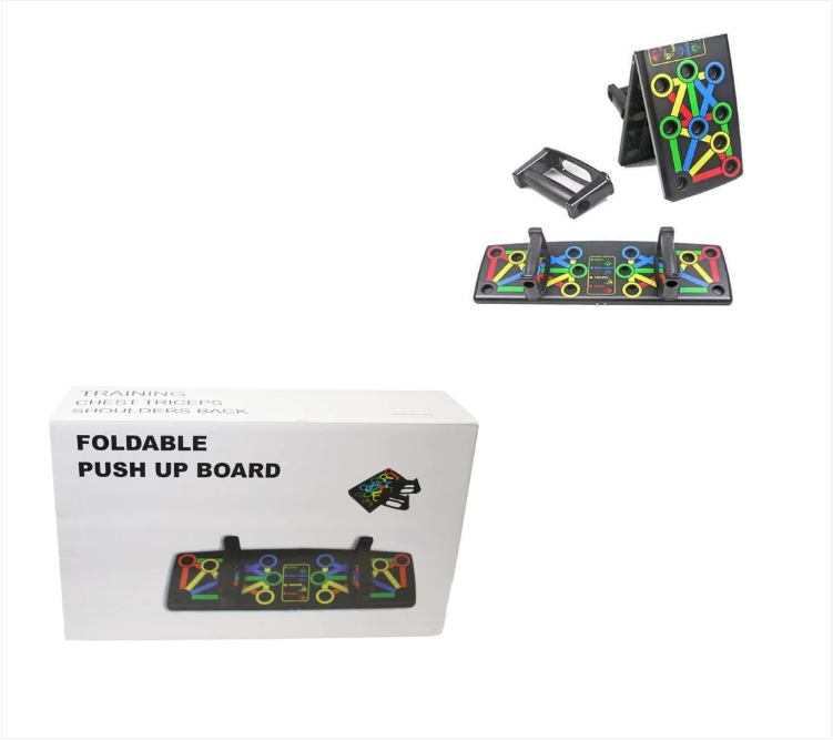 Foldable 14 In 1 Push Up Board Stand Chest Muscle Home Training Fitness
