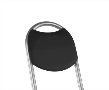 Foldable Round Dining Chair Indoor Outdoor Seating Diner Chair BLACK