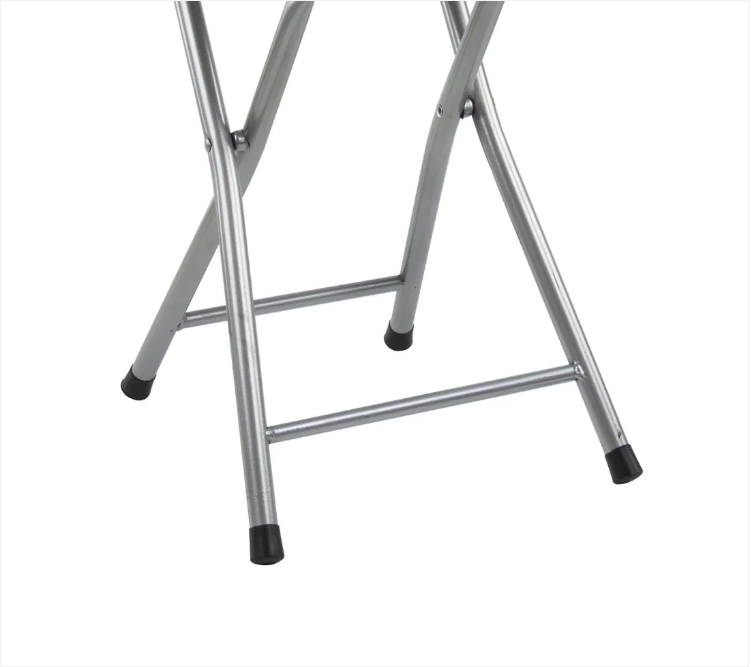 Foldable Round Dining Chair Indoor Outdoor Seating Diner Chair RED