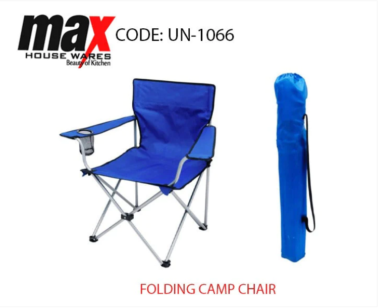 Folding Camping Outdoor Chair With Bag Assorted Colours