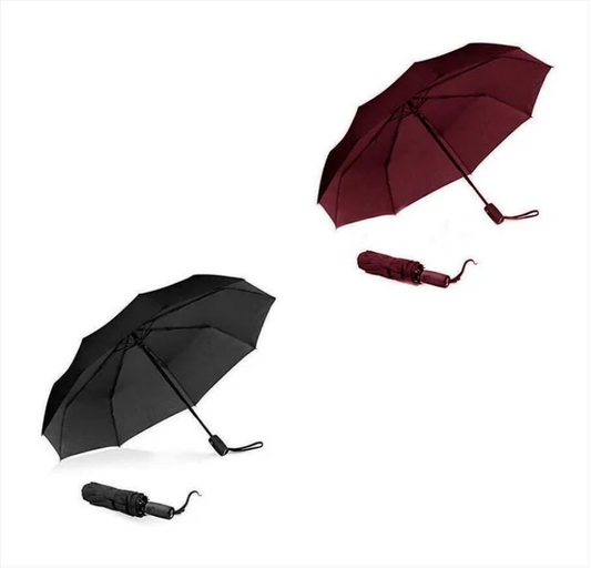 Folding Umbrella with Umbrella Cover 30 cm Assorted Colours