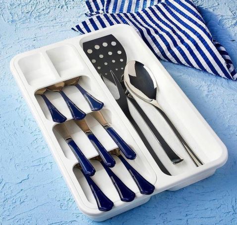 Foly Life Cutlery Organiser Spoon Holder Plastic Assorted Colours