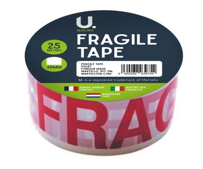 Fragile Tape, 48mm x 25m