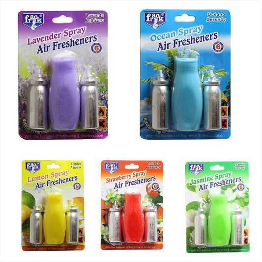 Franck Spray Air Fresheners Assorted Fragrances Home Bathroom Kitchen Assorted Scents