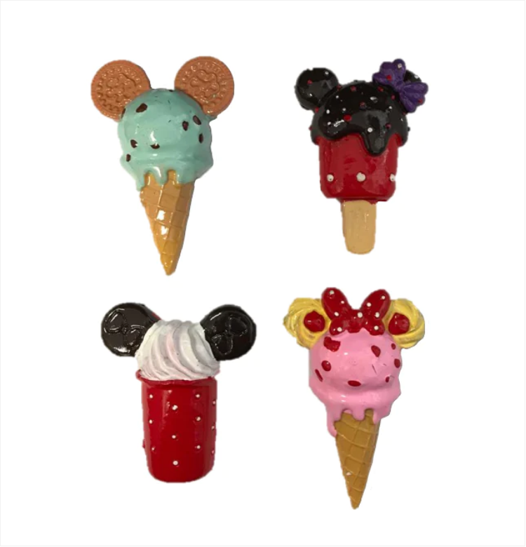 Fridge Magnet Ice Cream Design 7 cm Assorted Designs
