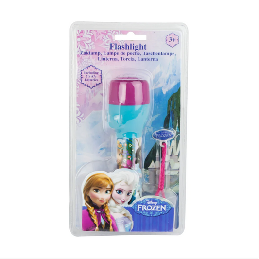 Frozen Elsa Anna Frozen LED Torch Flashlight Disney Torch 2 x AA Batteries Included