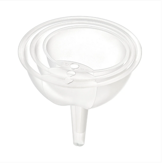 Funnel Set 3Pc Plastic 14.5 x 14 cm Assorted Colours