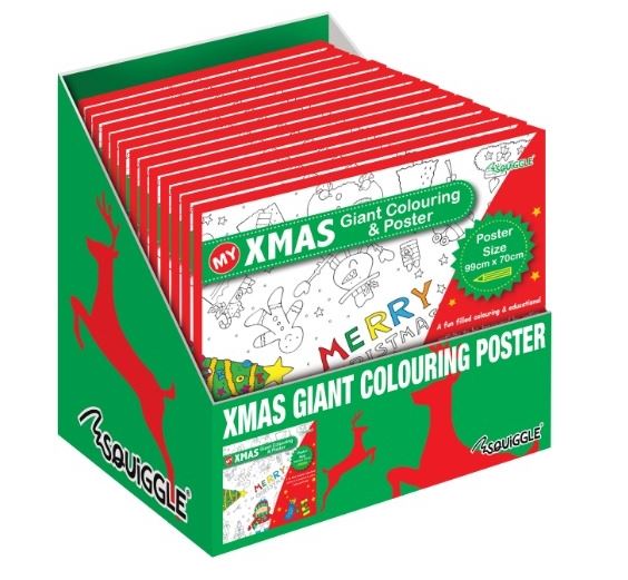 Christmas Giant Colouring Poster in CDU