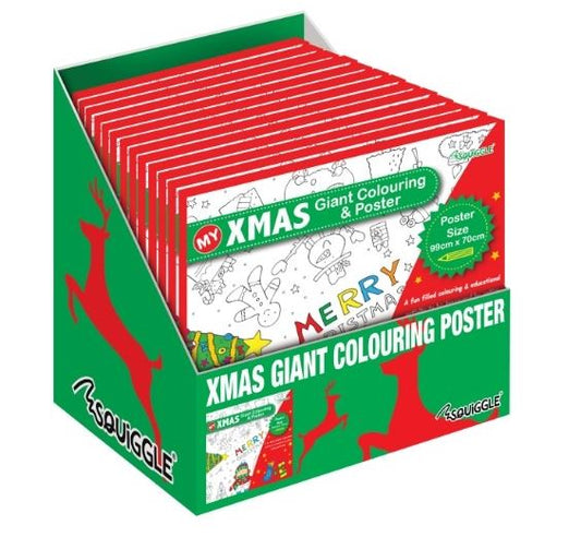 Christmas Giant Colouring Poster in CDU