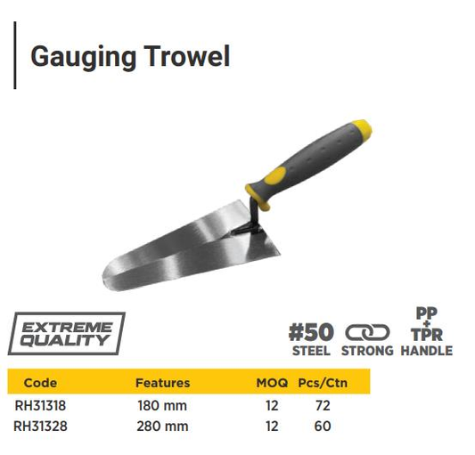GAUGING TROWEL 180MM