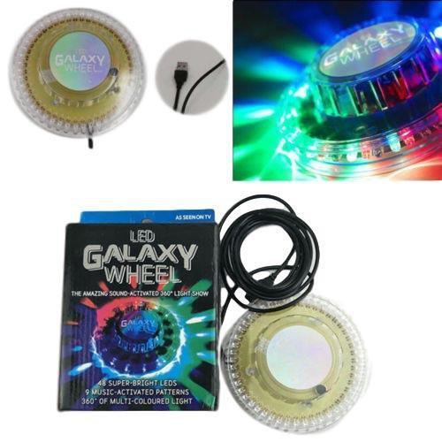 Galaxy Wheel 48 Leds Disco Stage Lamp USB Dazzling Color Led light