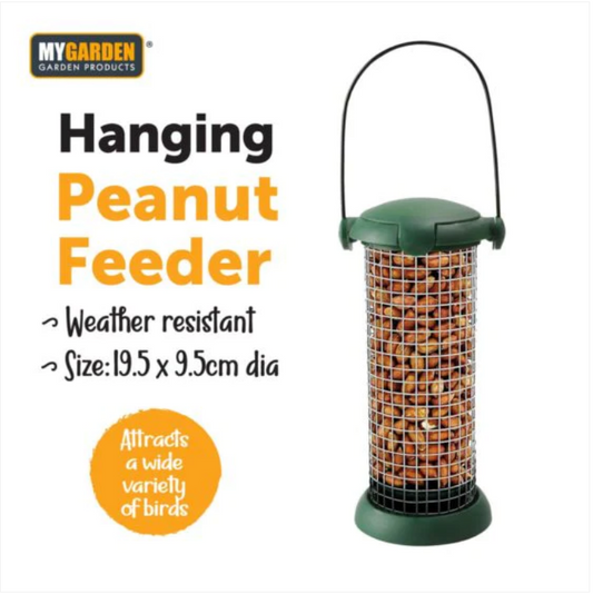 Garden Hanging Bird Peanut Feeder 19.5 x 9.5 cm