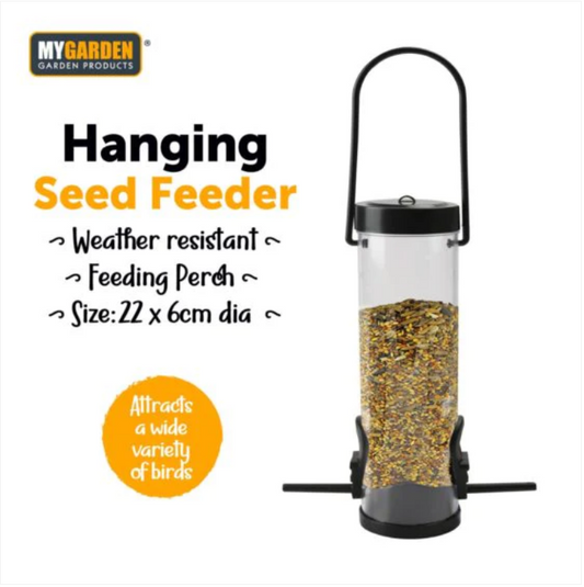 Garden Hanging Bird Seed Feeder Plastic 22 x 6 cm
