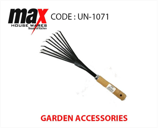 Garden Rake 9 Claws Outdoor Garden Essential