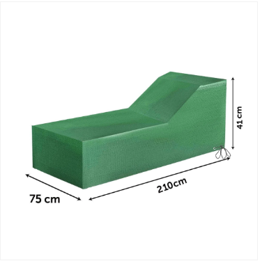 Garden Sunbed Cover 210cm 75cm 41cm Outdoor
