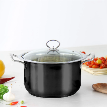 Gems Stainless Steel Stockpot Set 3PC Onyx 5780 10-12.30-14.60L