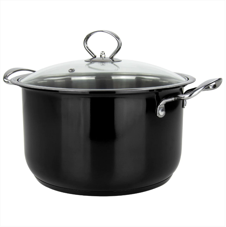 Gems Stainless Steel Stockpot Set 3PC Onyx 5780 10-12.30-14.60L