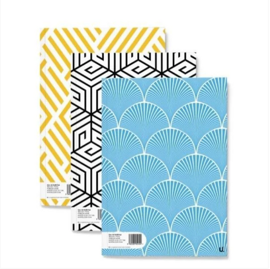 Geo A4 Refill Pad School Assorted Designs