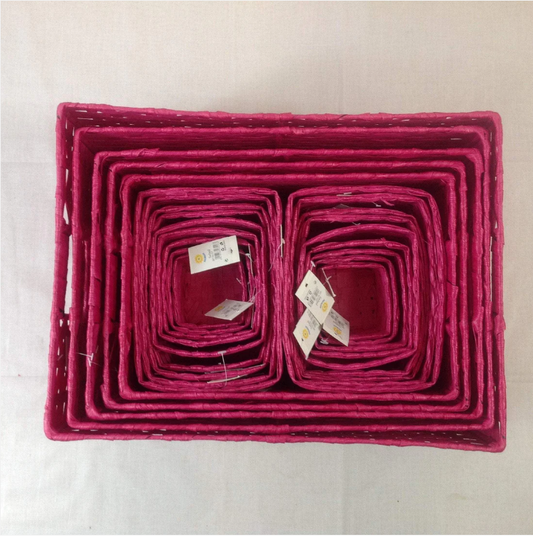 Gift Basket Organiser Set of 23 Assorted Colours