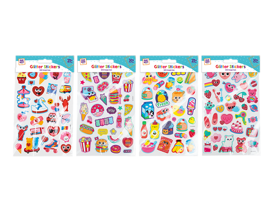 Girls Googly Eyes Glitter Stickers