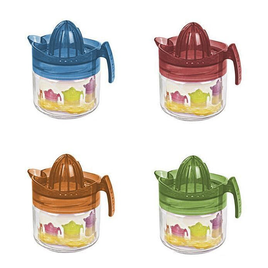 Glass Lemon Citrus Squeezer 300cc Assorted Colours