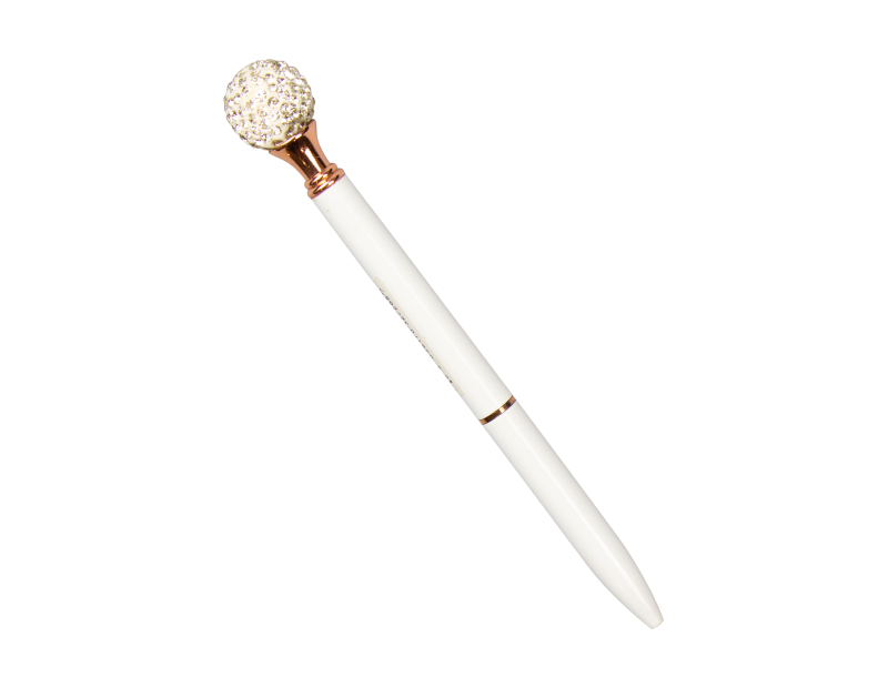 Glitter Ball Pen With PDQ
