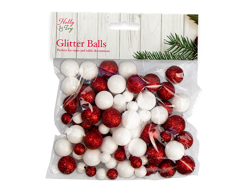 Glitter Balls Vase Fillers