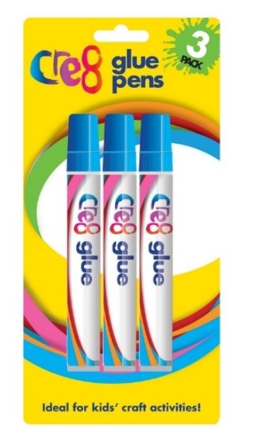 Glue Pens, 3pk